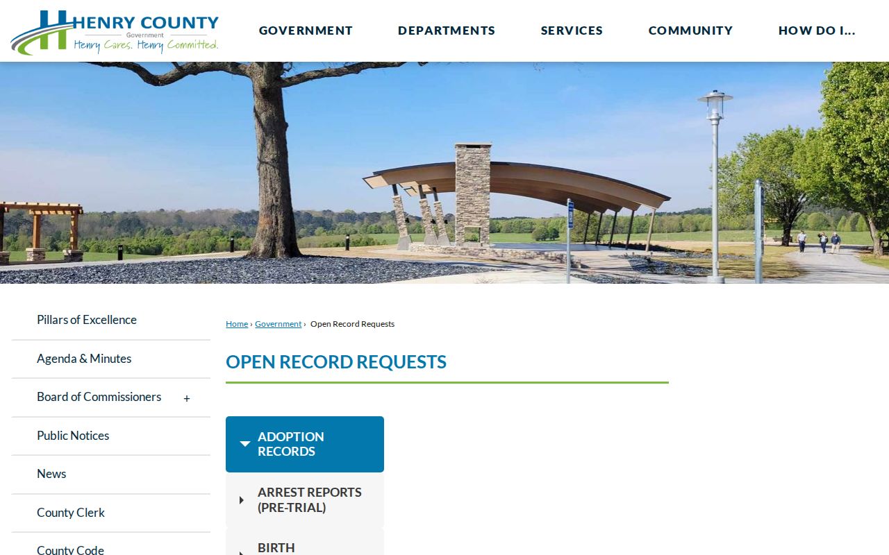 Stockbridge residents directory Henry County records requests