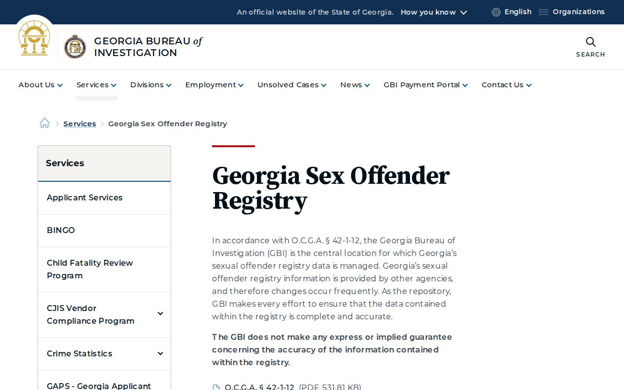 Stockbridge resident lookup Georgia offender registry
